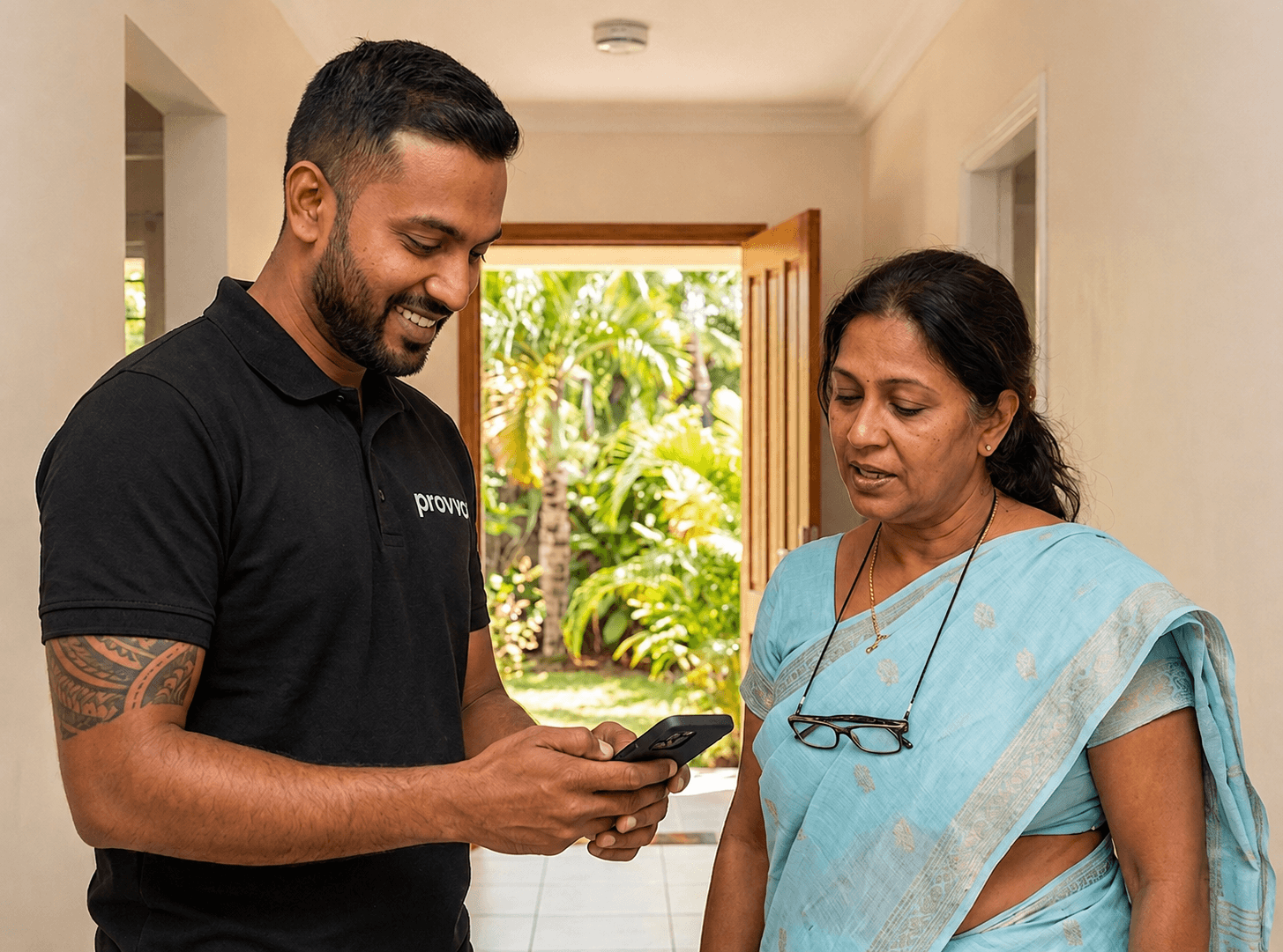 A Prouva-listed provider showing a homeowner their profile